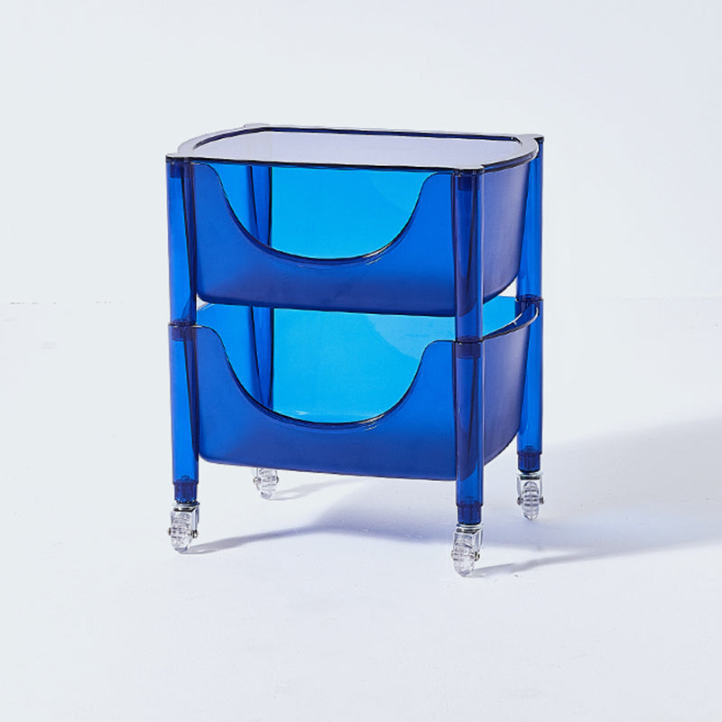 Libreria in plastica multilivello da 12,2 "libreria sullo scaffale standard per home office