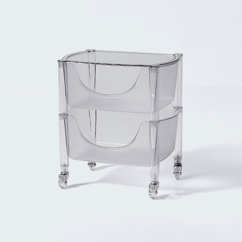 Libreria in plastica multilivello da 12,2 "libreria sullo scaffale standard per home office