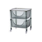 Libreria in plastica multilivello da 12,2 "libreria sullo scaffale standard per home office