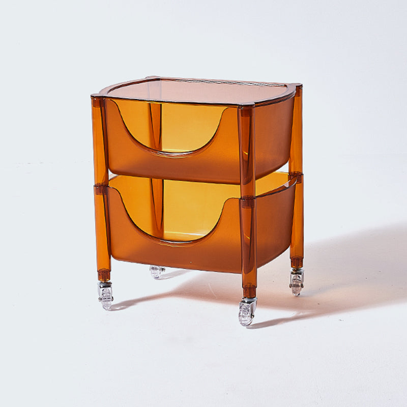 Libreria in plastica multilivello da 12,2 "libreria sullo scaffale standard per home office