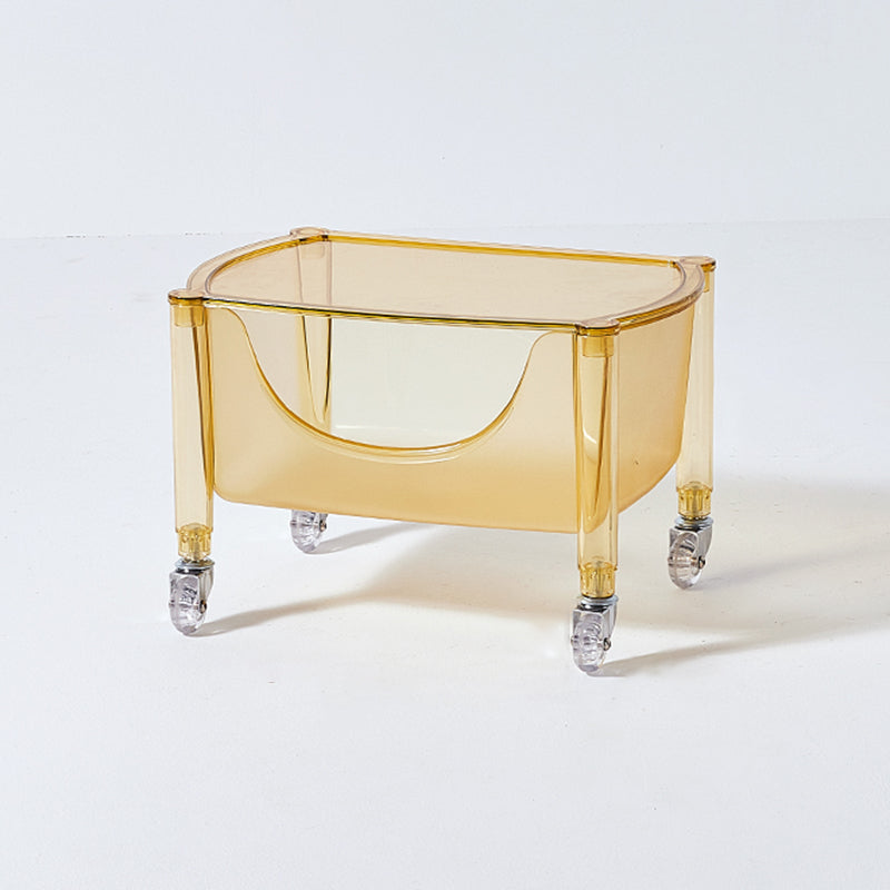 Libreria in plastica multilivello da 12,2 "libreria sullo scaffale standard per home office