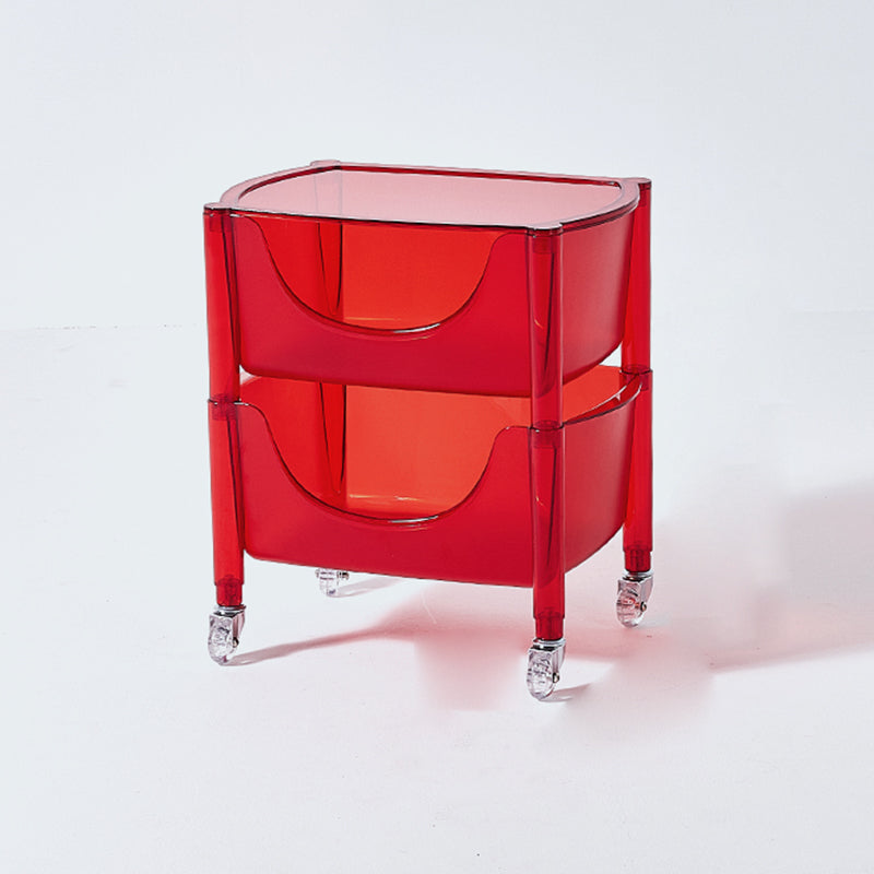 Libreria in plastica multilivello da 12,2 "libreria sullo scaffale standard per home office