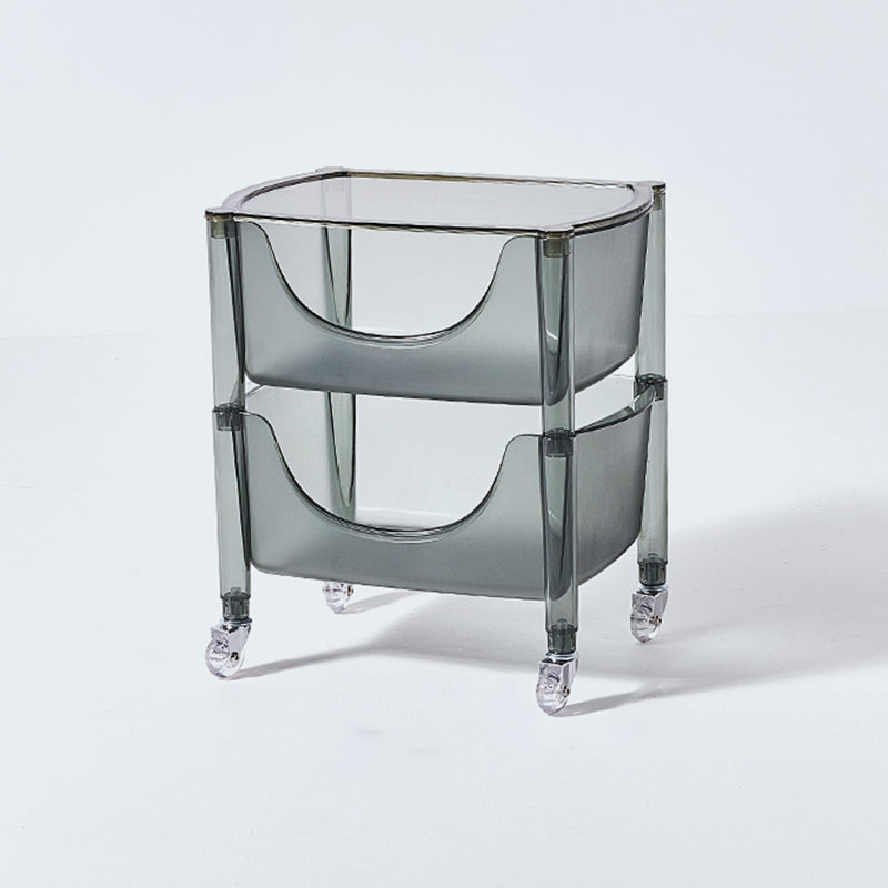 Libreria in plastica multilivello da 12,2 "libreria sullo scaffale standard per home office