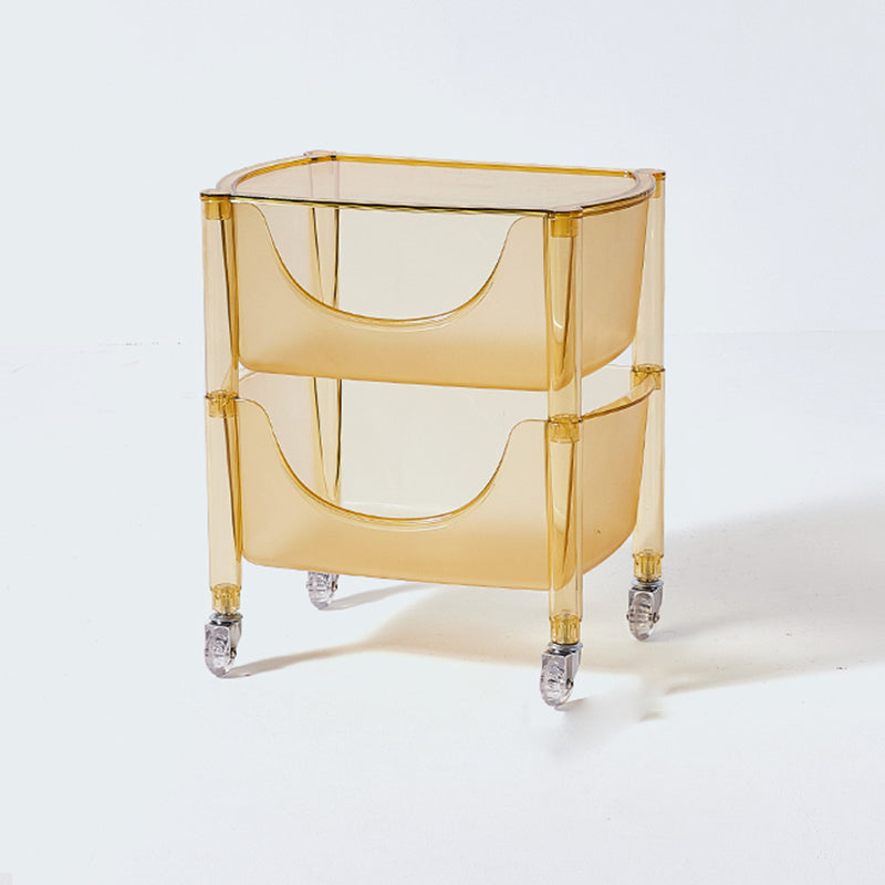 Libreria in plastica multilivello da 12,2 "libreria sullo scaffale standard per home office