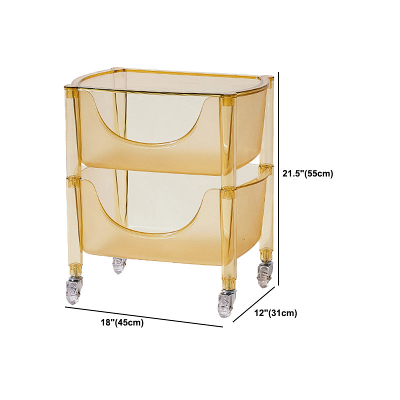Libreria in plastica multilivello da 12,2 "libreria sullo scaffale standard per home office