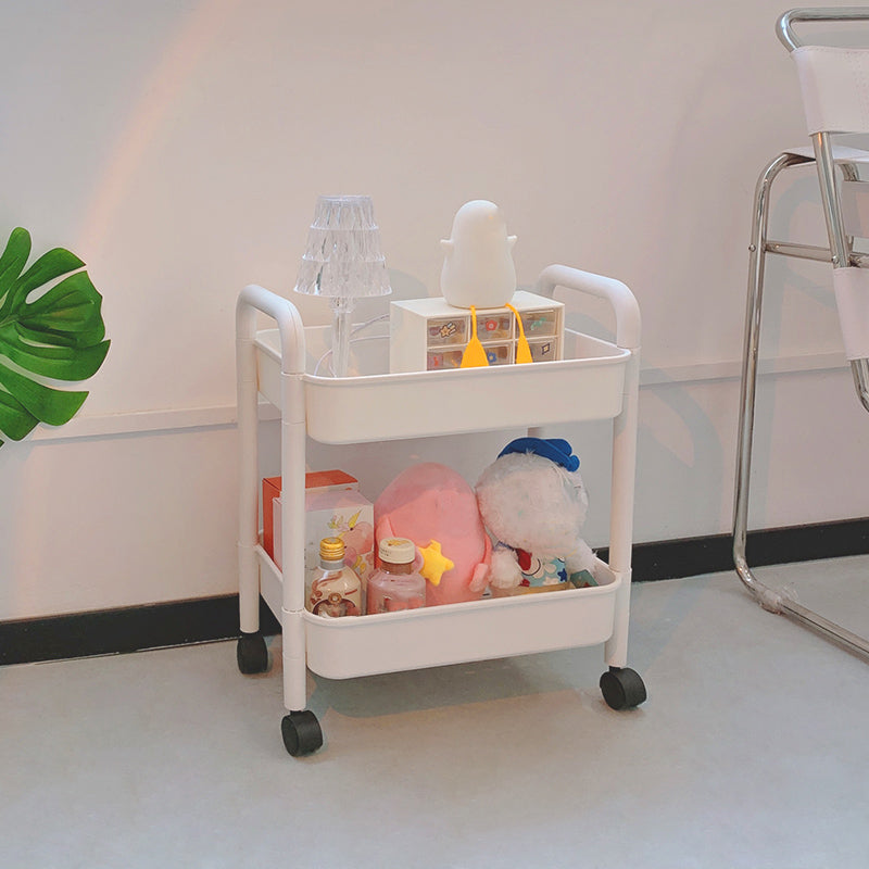 Moderne pure witte plank boekenkast etagere plastic boekenkast multi -tiers voor kantoor