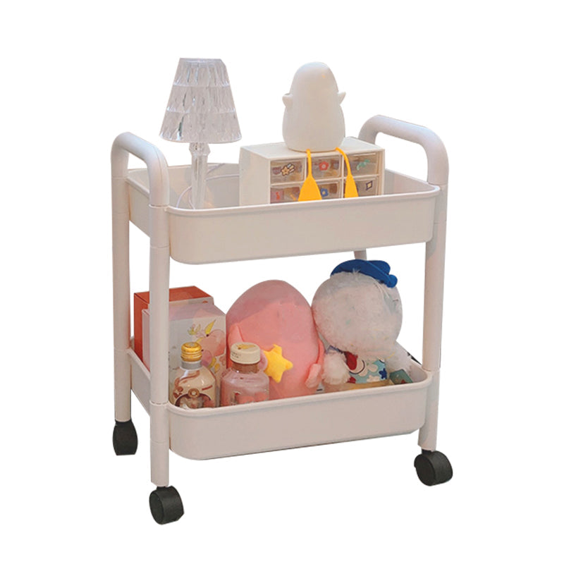 Moderne pure witte plank boekenkast etagere plastic boekenkast multi -tiers voor kantoor