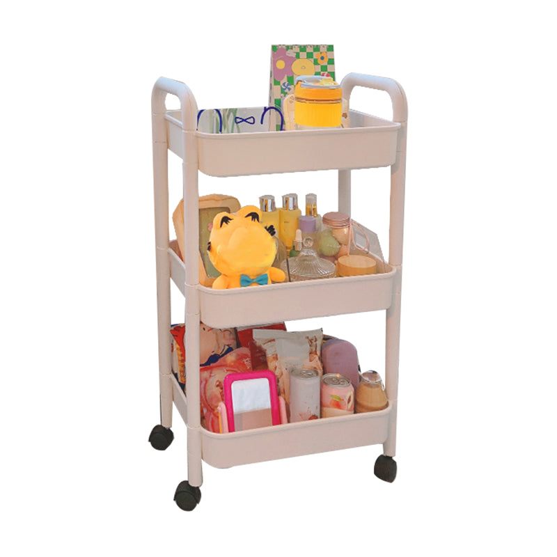 Moderne pure witte plank boekenkast etagere plastic boekenkast multi -tiers voor kantoor