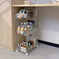 Moderne pure witte plank boekenkast etagere plastic boekenkast multi -tiers voor kantoor