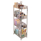 Moderne pure witte plank boekenkast etagere plastic boekenkast multi -tiers voor kantoor