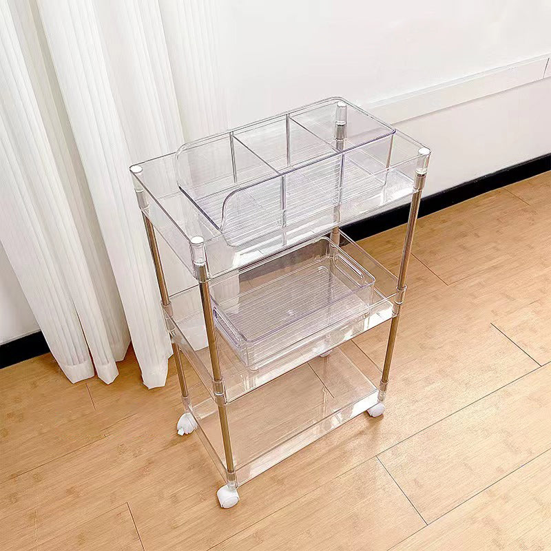 Moderne pure witte plank boekenkast etagere plastic boekenkast multi -tiers voor kantoor