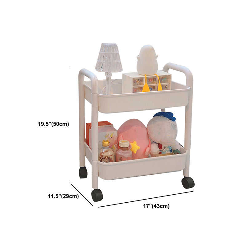 Moderne pure witte plank boekenkast etagere plastic boekenkast multi -tiers voor kantoor