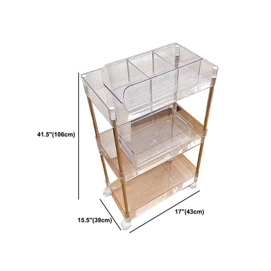 Modern Pure White Shelf Bookcase Etagere Plastic Bookcase Multi Tiers for Office