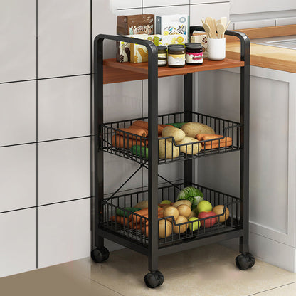 14.1" Wide Modern Bookcase Wood and Metal Multi Tiers Standard Shelf Bookcase for Office