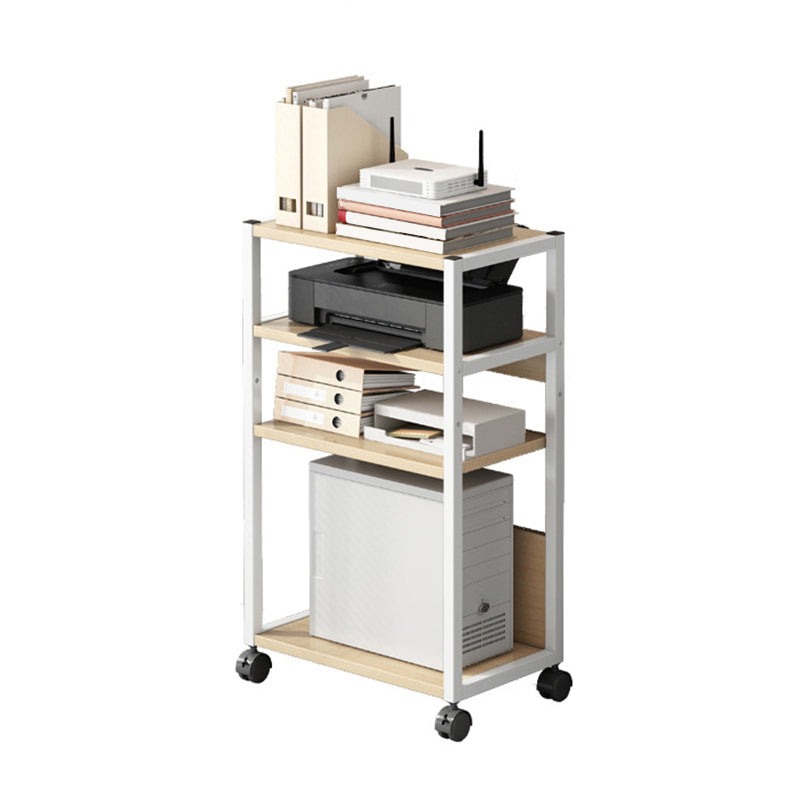 Adjustable and Metal Bookcase 11.8-inch Wide Contemporary Bookshelf