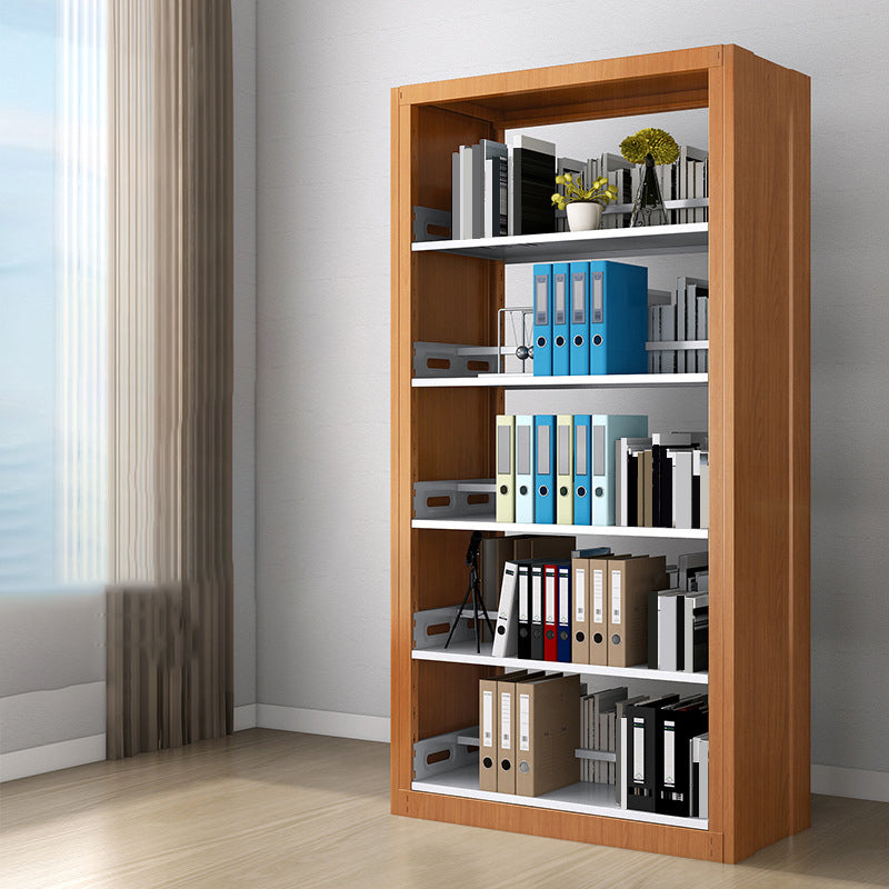 Standard Metal Bookshelf 5 Tiers Contemporary Bookcase for Home Office 78.7"H Clearhalo 'Bookcases' 'furn' 'furn_bookcases' 'Furniture' 'Office Furniture' 5554497