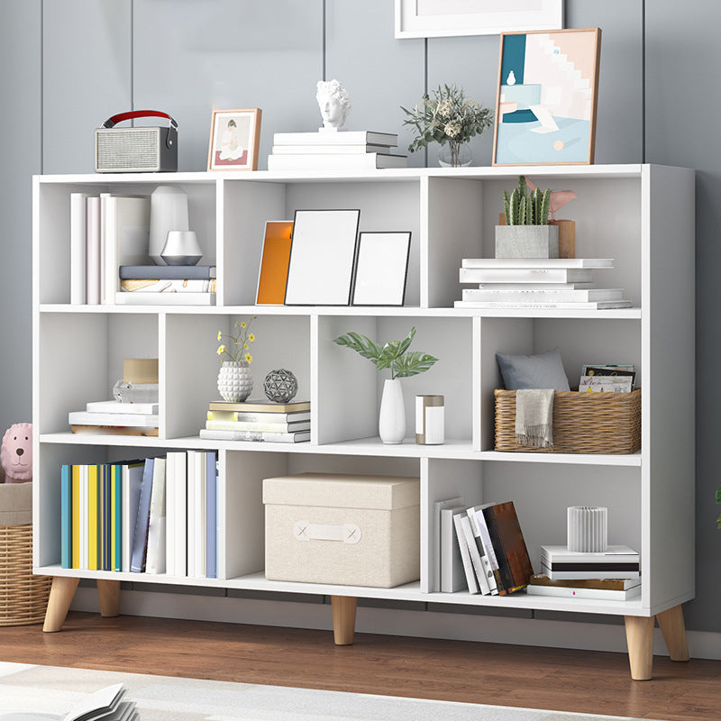 Libreria cubo della libreria in legno ingegnerizzato moderno per qualsiasi stanza, 42.1 "H x 9.4" W
