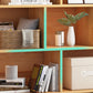 Libreria cubo della libreria in legno ingegnerizzato moderno per qualsiasi stanza, 42.1 "H x 9.4" W