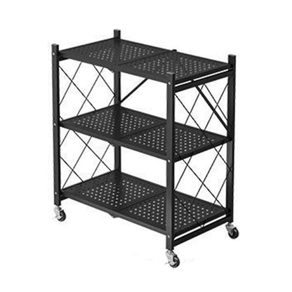 Steel Bookcase, 14.5" W, Geometric 3/4/5-Shelf Stackable Bookshelf Shelves