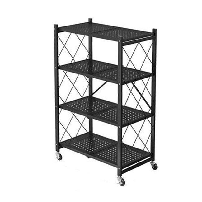 Steel Bookcase, 14.5" W, Geometric 3/4/5-Shelf Stackable Bookshelf Shelves