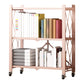 Steel Bookcase, 14.5" W, Geometric 3/4/5-Shelf Stackable Bookshelf Shelves