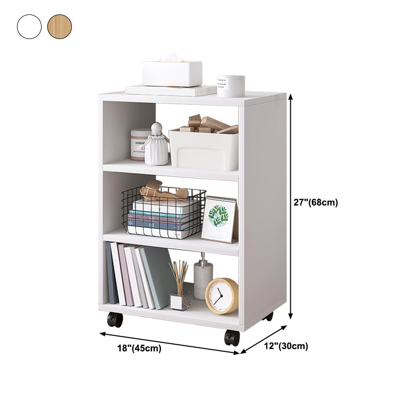 Scandinavian Wood Bookshelf 11.8" Wide Standard Shelf Bookcase