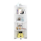 Closed Wooden Bookshelf Modern Home Living Room Multi-layer Corner Bookcase