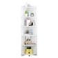 Closed Wooden Bookshelf Modern Home Living Room Multi-layer Corner Bookcase