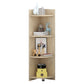 Closed Wooden Bookshelf Modern Home Living Room Multi-layer Corner Bookcase