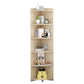 Closed Wooden Bookshelf Modern Home Living Room Multi-layer Corner Bookcase