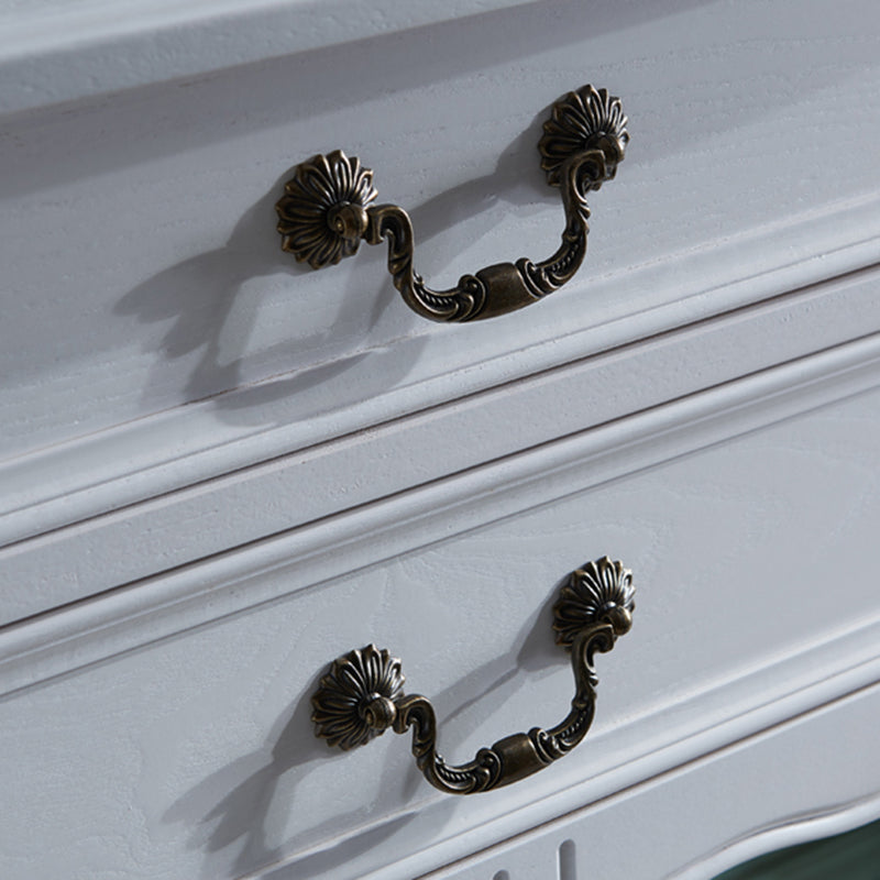 Mid-Century Modern 2-Drawer 4 Legs Rubbered Wood Half Moon Console Clearhalo 'Console Tables' 'console_tables' 'Entry & Mudroom Furniture' 'furn' 'furn_console_tables' 'Furniture' 5554760