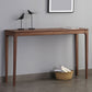 Mid-Century Modern Sofa Table 4 Legs Wood Rectangle Storage Walnut Console Table Clearhalo 'Console Tables' 'console_tables' 'Entry & Mudroom Furniture' 'furn' 'furn_console_tables' 'Furniture' 5554768