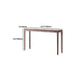Mid-Century Modern Sofa Table 4 Legs Wood Rectangle Storage Walnut Console Table Clearhalo 'Console Tables' 'console_tables' 'Entry & Mudroom Furniture' 'furn' 'furn_console_tables' 'Furniture' 5554782