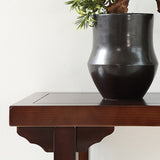 Walnusskonsolentisch Massivholz 9,84 Zoll breites Konsolensofa -Tisch