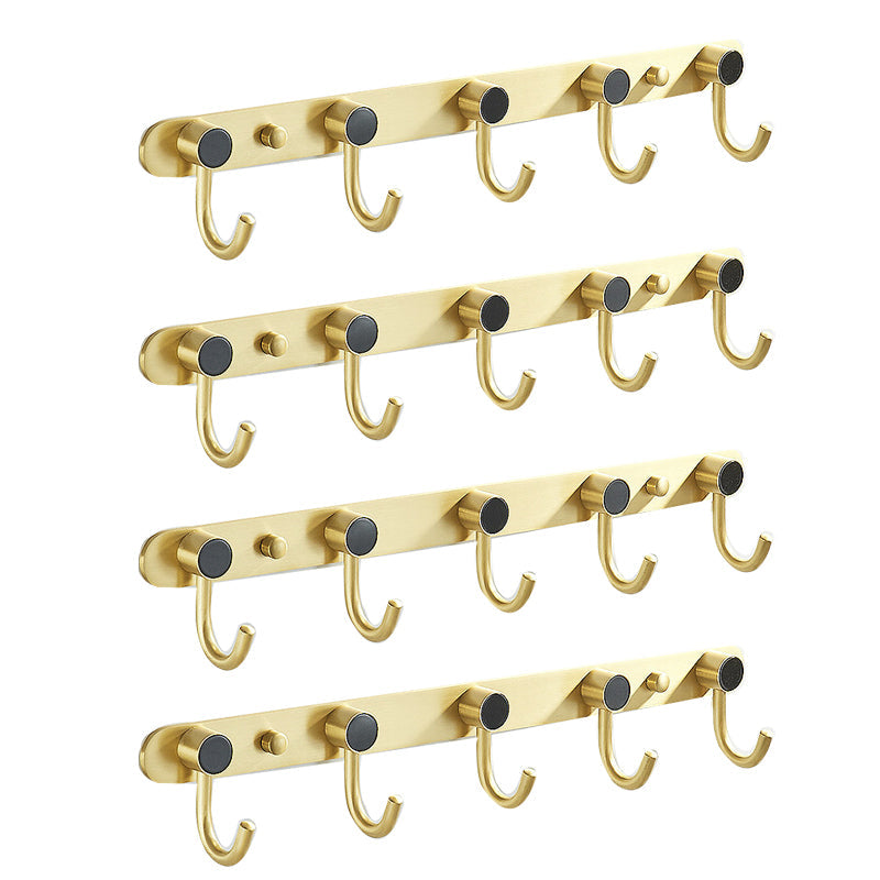 Iron Hall Tree Metal Entryway Kit with Hooks Free Standing Coat Hanger Black 4 Piece Set 5 Clearhalo 'Entry & Mudroom Furniture' 'furn' 'furn_hall_tree_coat_racks' 'Furniture' 'Hall Trees & Coat Racks' 'hall_tree_coat_racks' 5554963