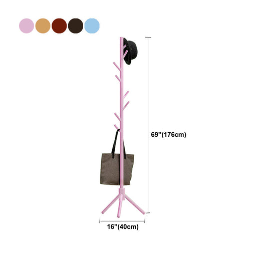 Moderner Kleiderbügel Holzeingangs -Kit Freiständige Katastange