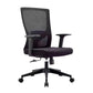 Mesh Desk Chair with Fixed Arms Contemporary Ergonomic Office Chair Gray Black 1 Piece Clearhalo 'furn' 'furn_office_chair' 'Furniture' 'Office Chairs' 'Office Furniture' 'office_chair' 5561359