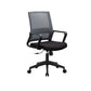 Mesh Desk Chair with Fixed Arms Contemporary Ergonomic Office Chair Grey 1 Piece Clearhalo 'furn' 'furn_office_chair' 'Furniture' 'Office Chairs' 'Office Furniture' 'office_chair' 5561428