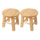 Contemporary Wood Stool Round Stool in Matte Finish for Indoor 2 Piece Set Short Stool(10"H) Clearhalo 'Bar Furniture' 'Bar Stools' 'bar_stools' 'furn' 'furn_bar_stools' 'Furniture' 'Kitchen & Dining Furniture' 5561871