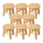 Contemporary Wood Stool Round Stool in Matte Finish for Indoor 8 Piece Set Short Stool(10"H) Clearhalo 'Bar Furniture' 'Bar Stools' 'bar_stools' 'furn' 'furn_bar_stools' 'Furniture' 'Kitchen & Dining Furniture' 5561878