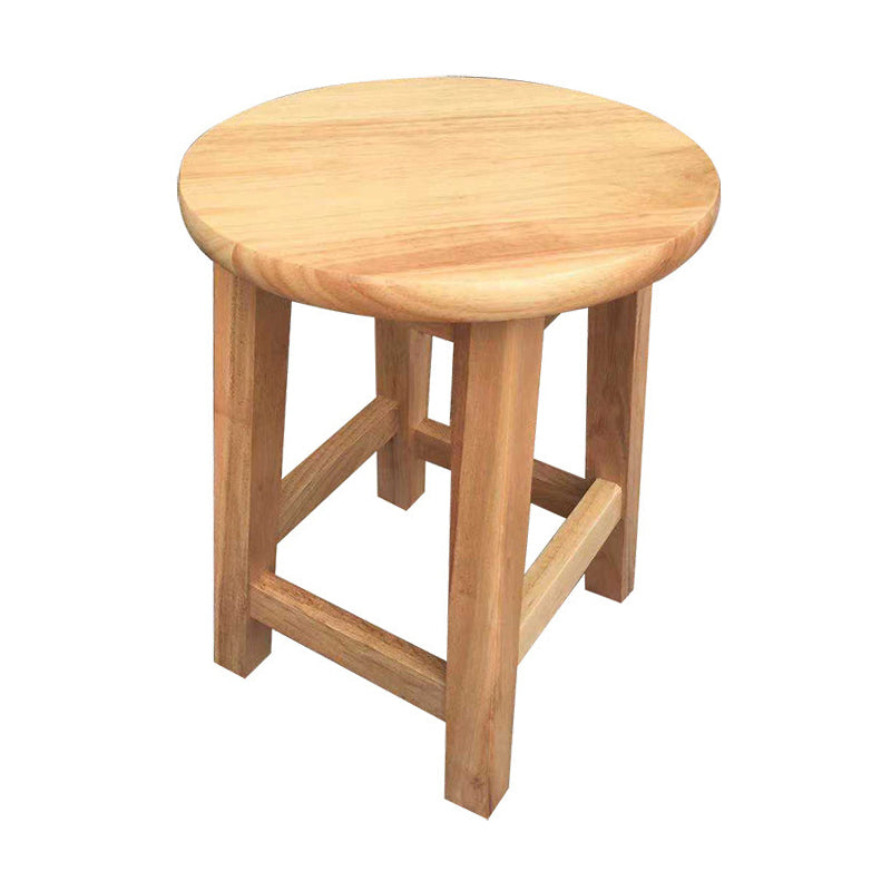 Contemporary Wood Stool Round Stool in Matte Finish for Indoor 1 Piece Short Stool (16" H) Clearhalo 'Bar Furniture' 'Bar Stools' 'bar_stools' 'furn' 'furn_bar_stools' 'Furniture' 'Kitchen & Dining Furniture' 5561879