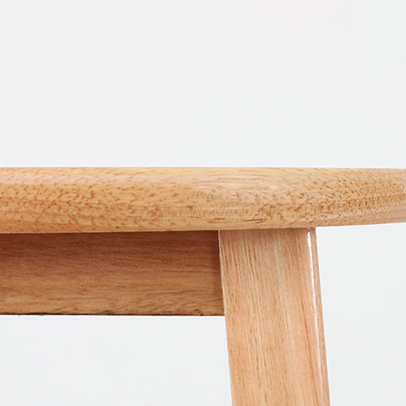 Contemporary Wood Stool Round Stool in Matte Finish for Indoor Clearhalo 'Bar Furniture' 'Bar Stools' 'bar_stools' 'furn' 'furn_bar_stools' 'Furniture' 'Kitchen & Dining Furniture' 5561880