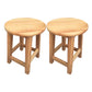Contemporary Wood Stool Round Stool in Matte Finish for Indoor 2 Piece Set Short Stool (16" H) Clearhalo 'Bar Furniture' 'Bar Stools' 'bar_stools' 'furn' 'furn_bar_stools' 'Furniture' 'Kitchen & Dining Furniture' 5561882