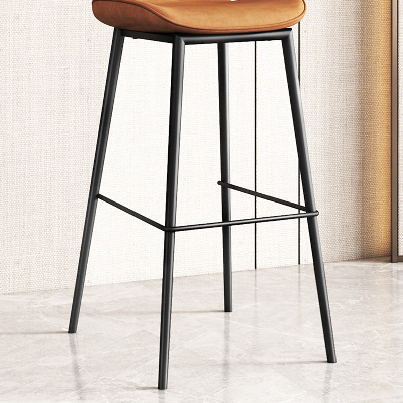 Industrial Bucket Counter & Bar Stool Footrest Metal Indoor Counter Chair Clearhalo 'Bar Furniture' 'Bar Stools' 'bar_stools' 'furn' 'furn_bar_stools' 'Furniture' 'Kitchen & Dining Furniture' 5562099