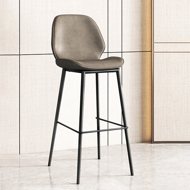 Industrial Bucket Counter & Bar Stool Footrest Metal Indoor Counter Chair Clearhalo 'Bar Furniture' 'Bar Stools' 'bar_stools' 'furn' 'furn_bar_stools' 'Furniture' 'Kitchen & Dining Furniture' 5562111