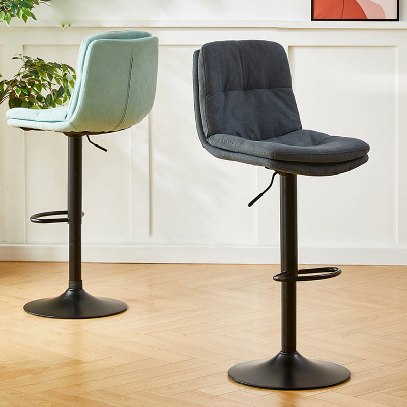Bucket Adjustable Height Dining Stool Industrial Indoor Counter-height Stool with Swivel Clearhalo 'Bar Furniture' 'Bar Stools' 'bar_stools' 'furn' 'furn_bar_stools' 'Furniture' 'Kitchen & Dining Furniture' 5562139
