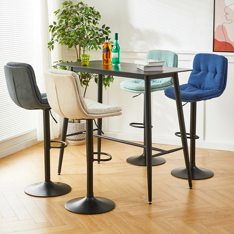 Bucket Adjustable Height Dining Stool Industrial Indoor Counter-height Stool with Swivel Clearhalo 'Bar Furniture' 'Bar Stools' 'bar_stools' 'furn' 'furn_bar_stools' 'Furniture' 'Kitchen & Dining Furniture' 5562141