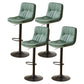 Bucket Adjustable Height Dining Stool Industrial Indoor Counter-height Stool with Swivel Green 4 Piece Set Clearhalo 'Bar Furniture' 'Bar Stools' 'bar_stools' 'furn' 'furn_bar_stools' 'Furniture' 'Kitchen & Dining Furniture' 5562154