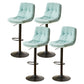 Bucket Adjustable Height Dining Stool Industrial Indoor Counter-height Stool with Swivel Light Green 4 Piece Set Clearhalo 'Bar Furniture' 'Bar Stools' 'bar_stools' 'furn' 'furn_bar_stools' 'Furniture' 'Kitchen & Dining Furniture' 5562158