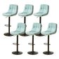 Bucket Adjustable Height Dining Stool Industrial Indoor Counter-height Stool with Swivel Light Green 6 Piece Set Clearhalo 'Bar Furniture' 'Bar Stools' 'bar_stools' 'furn' 'furn_bar_stools' 'Furniture' 'Kitchen & Dining Furniture' 5562159